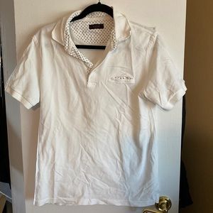 SAND COPENHAGEN WHITE MENS POLO